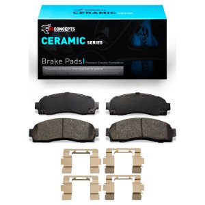 Chevrolet Equinox Brake Pads - Front - R1 Concepts - R1 Ceramic Pads & Hardware Kit - `02-`12